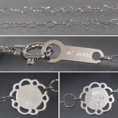 画像7: ヨンドシー K18WG ダイヤモンド ホワイトサファイア ネックレス スノーフレーク 2008年クリスマス限定 2.0g 41cm (7)