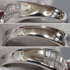 画像6: Pt900 非加熱パパラチアサファイア ダイヤモンド リング ハートシェイプ PS1.24 D0.57 7.5g #10 AIGS鑑別書 (6)