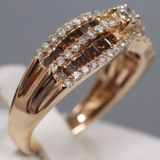 画像3: K18PG ダイヤモンド リング D1.00 4.2g #12 (3)