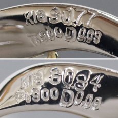 画像8: Pt900/K18 サファイア ダイヤモンド イヤリング S0.84 S0.77 D0.09×2 キャッチ込み9.2g (8)