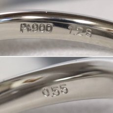 画像7: Pt900 ルビー ダイヤモンド リング R1.28 D0.55 7.8g #16 (7)