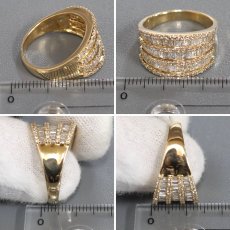 画像9: K18 ダイヤモンド リング D1.54 8.7g #16 (9)