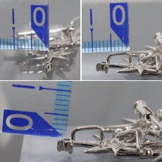 画像6: K18WG ダイヤモンド ペンダントトップ/ブローチ D0.30 6.3g (6)