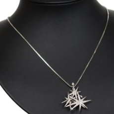 画像7: K18WG ダイヤモンド ペンダントトップ/ブローチ D0.30 6.3g (7)