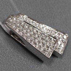 画像3: 750WG ダイヤモンド ペンダントトップ D0.86 5.8g (3)