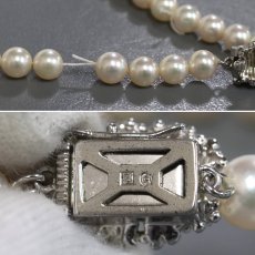 画像6: タサキ パールネックレス シルバー金具 6.4-6.9mm 42cm 29.6g (6)