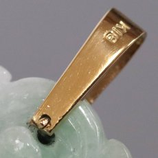画像8: K18 ヒスイ ペンダントトップ 34.0g 龍 鳳凰モチーフ 縁起物 (8)
