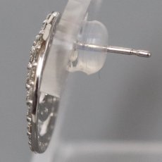 画像5: K18WG ダイヤモンドピアス D0.75 2.6g (5)