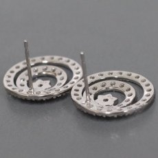 画像6: K18WG ダイヤモンドピアス D0.75 2.6g (6)