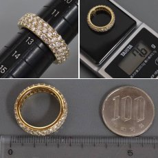 画像7: K18 ダイヤモンド フルエタニティリング D3.19 7.6g #12 (7)