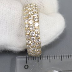 画像8: K18 ダイヤモンド フルエタニティリング D3.19 7.6g #12 (8)