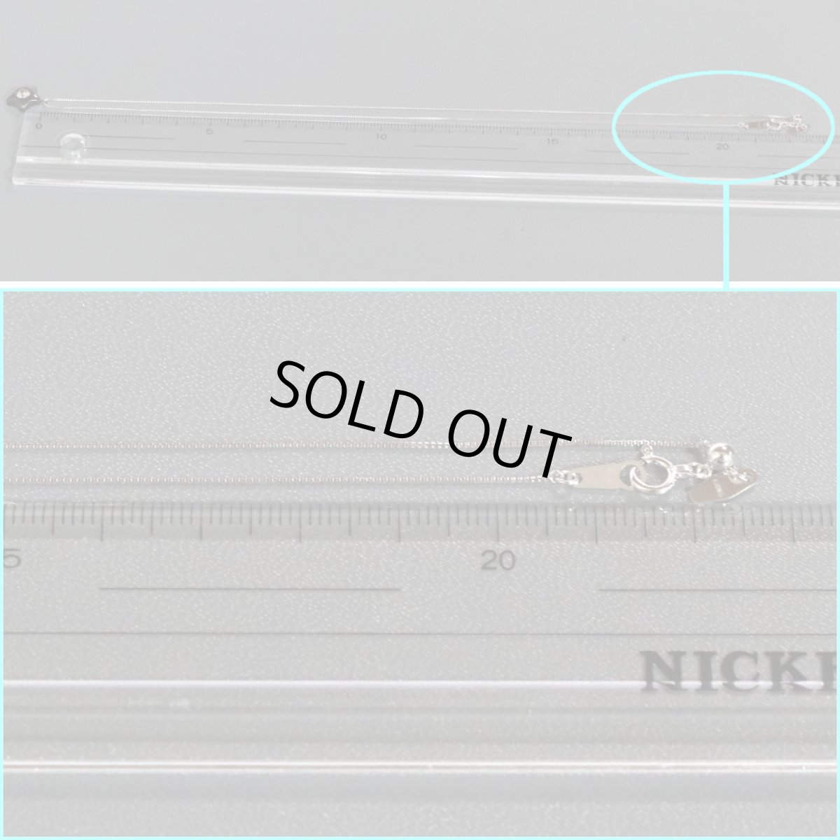 画像8: K18WGダイヤモンドペンダント ブラックスター D0.25 3.1g AJ45cm (8)