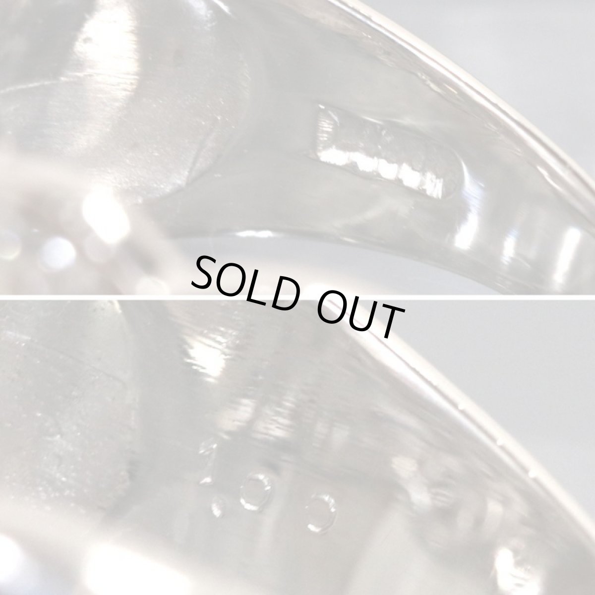 画像4: Pt900ダイヤモンドリング D1.00 10.8g #12 (4)