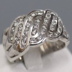 画像1: Pt900ダイヤモンドリング D1.00 10.8g #12.5 (1)