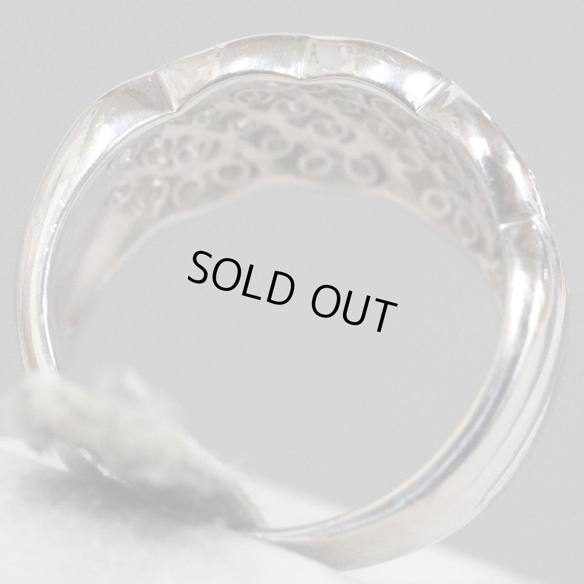 画像5: Pt900ダイヤモンドリング D1.00 10.8g #12.5 (5)