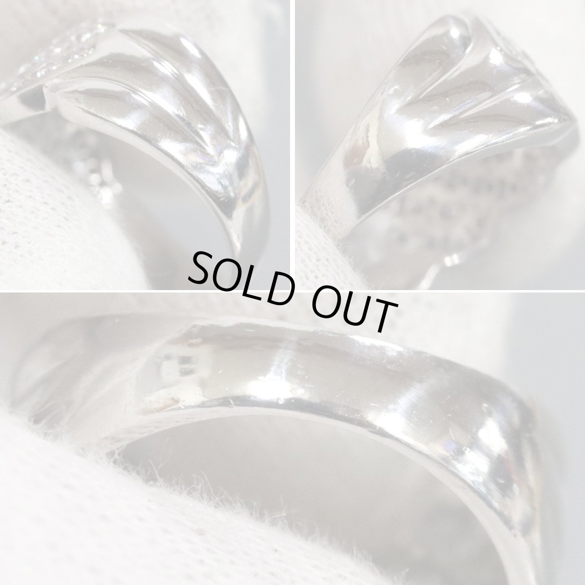 画像6: Pt900ダイヤモンドリング D1.00 10.8g #12.5 (6)