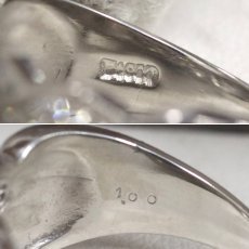 画像7: Pt900ダイヤモンドリング D1.00 10.8g #12.5 (7)