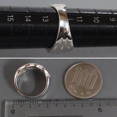 画像8: Pt900ダイヤモンドリング D1.00 10.8g #12.5 (8)