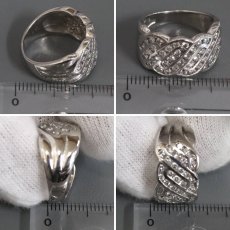 画像9: Pt900ダイヤモンドリング D1.00 10.8g #12.5 (9)