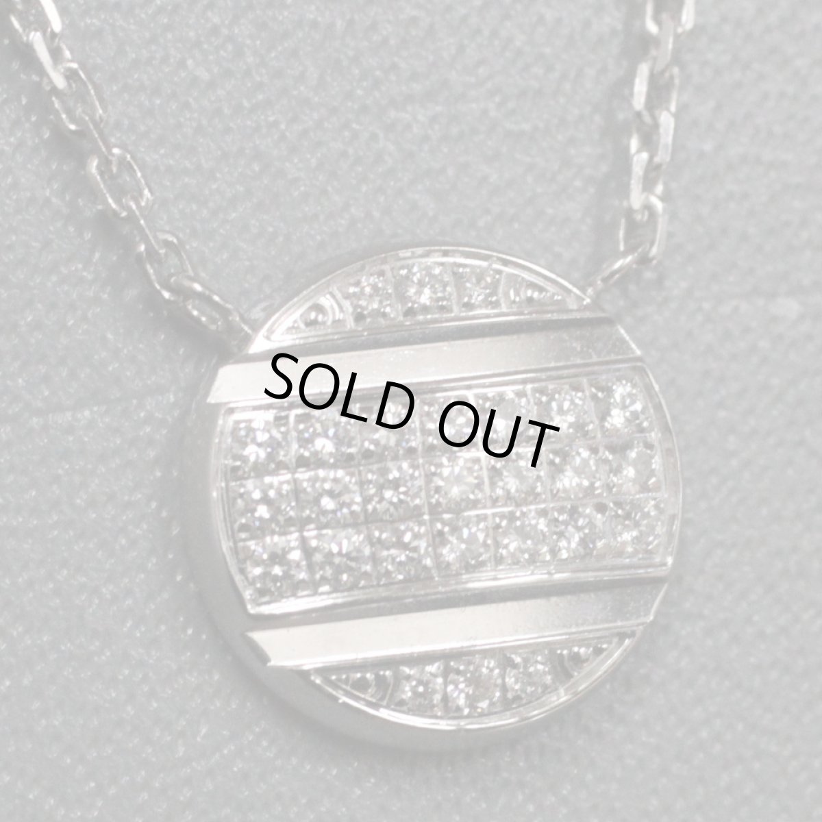 画像1: ショーメ K18WG クラスワンスタッズペンダント (1)