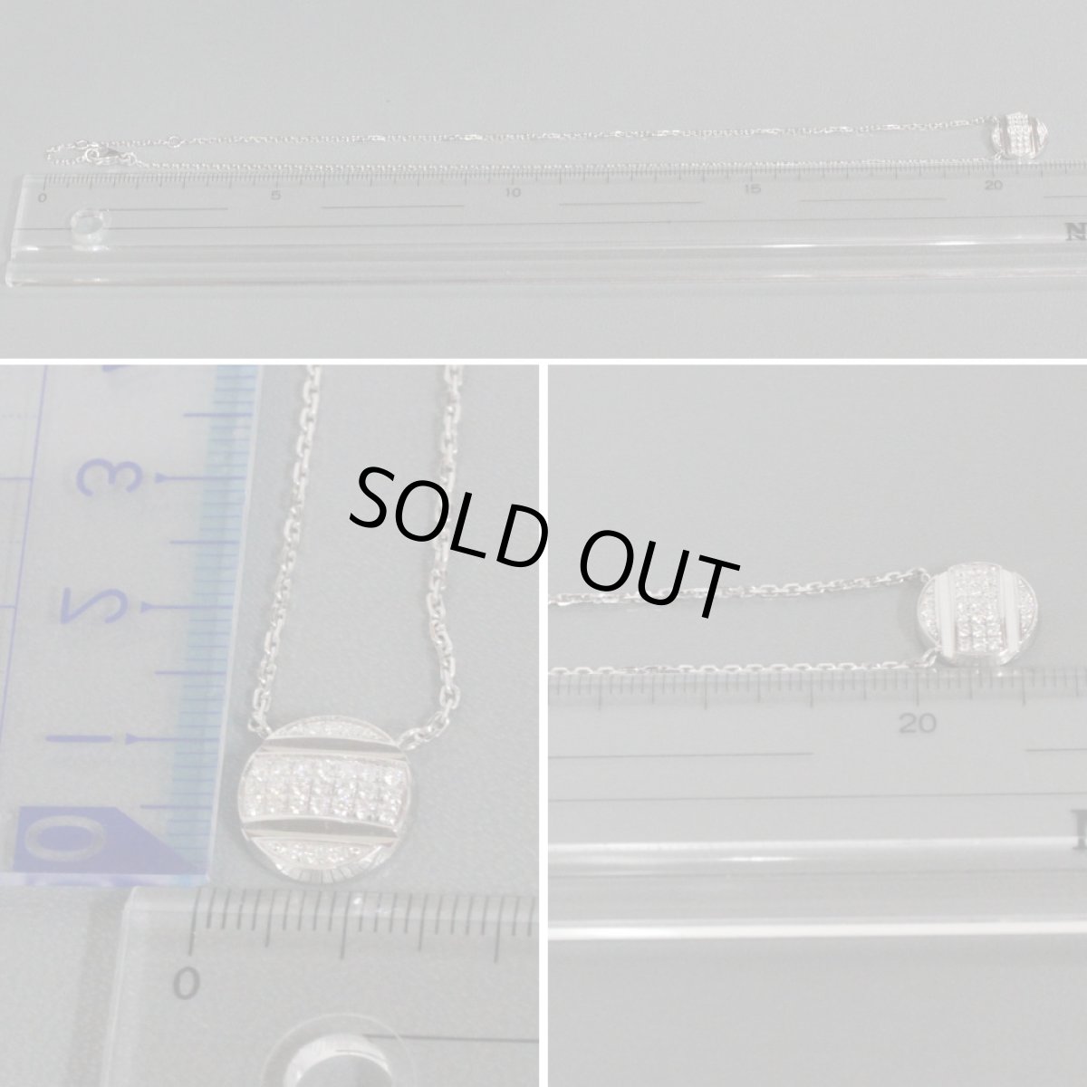 画像9: ショーメ K18WG クラスワンスタッズペンダント (9)