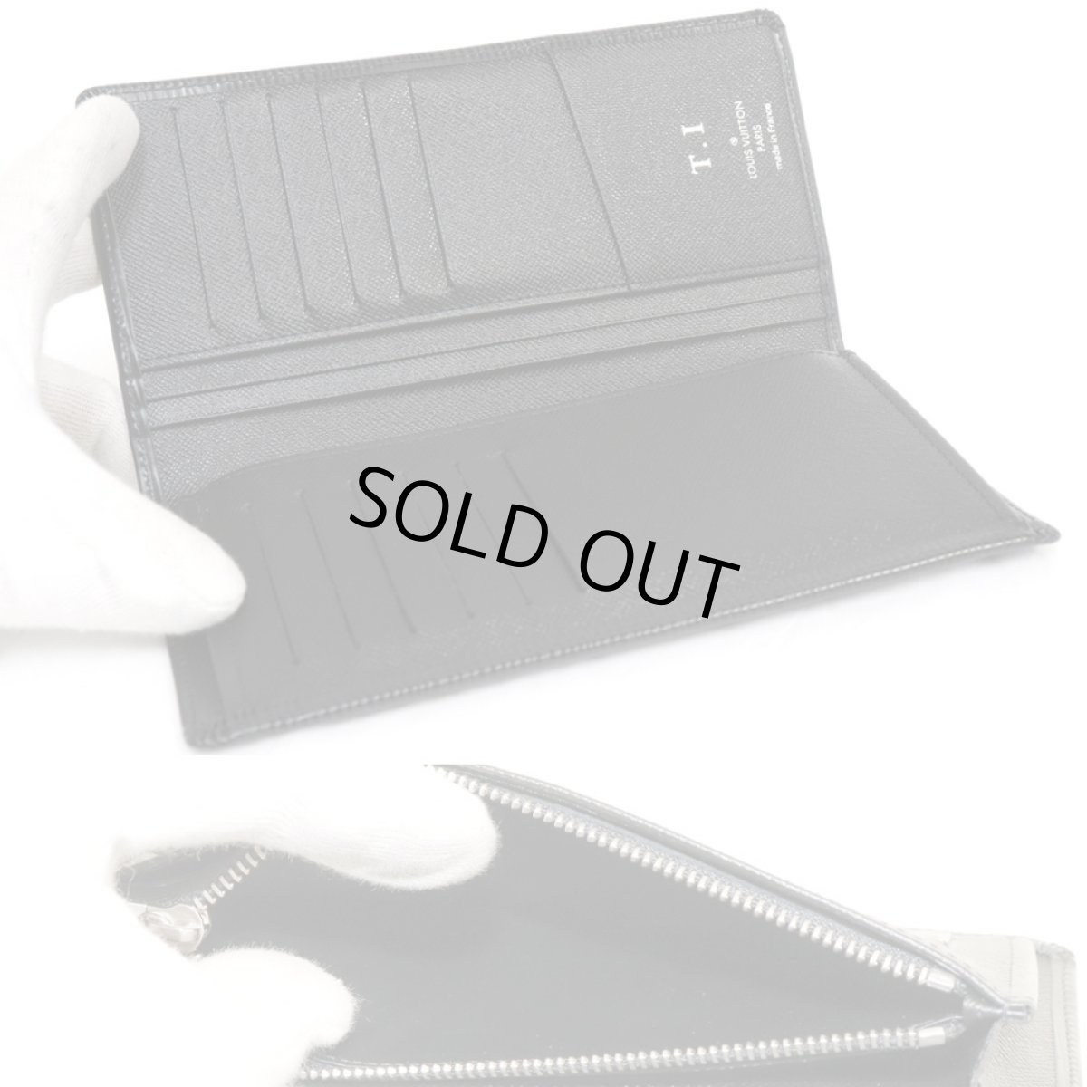 画像4: ポルトフォイユ・ブラザ(M60622,旧型)エピ/ネーム入り (4)