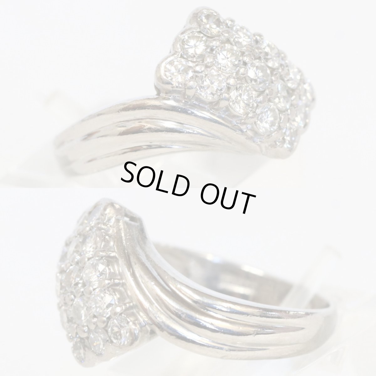 画像3: Pt900ダイヤモンドリング D1.03 8.6g #10 (3)