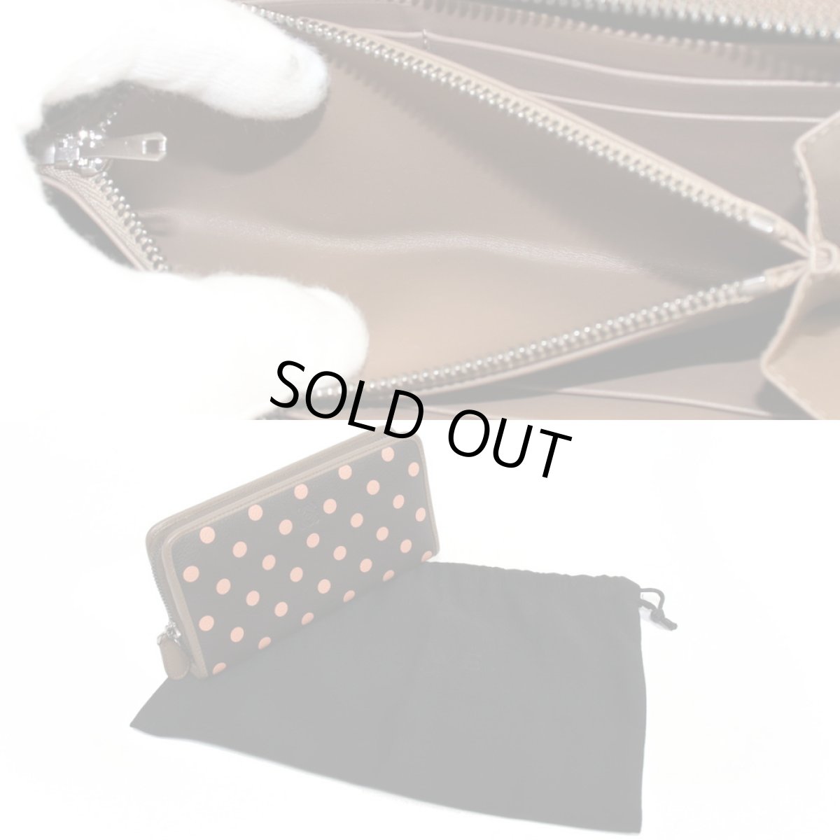 画像10: ロエベ クルス ラウンドファスナー長財布(131N34.F13) (10)