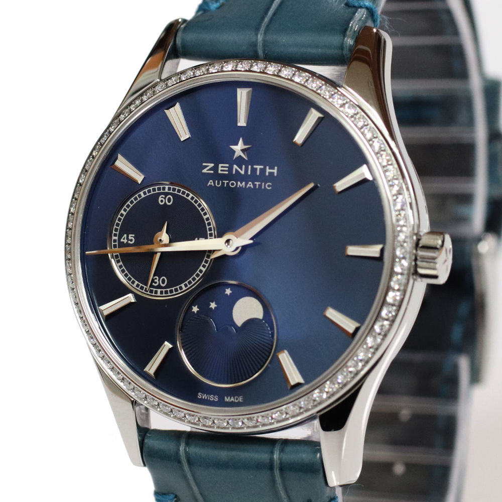 ゼニス ZENITH 03/16.1125.691 クラス エリート ムーンフェイズ グランデイト 自動巻き メンズ 良品 _771189