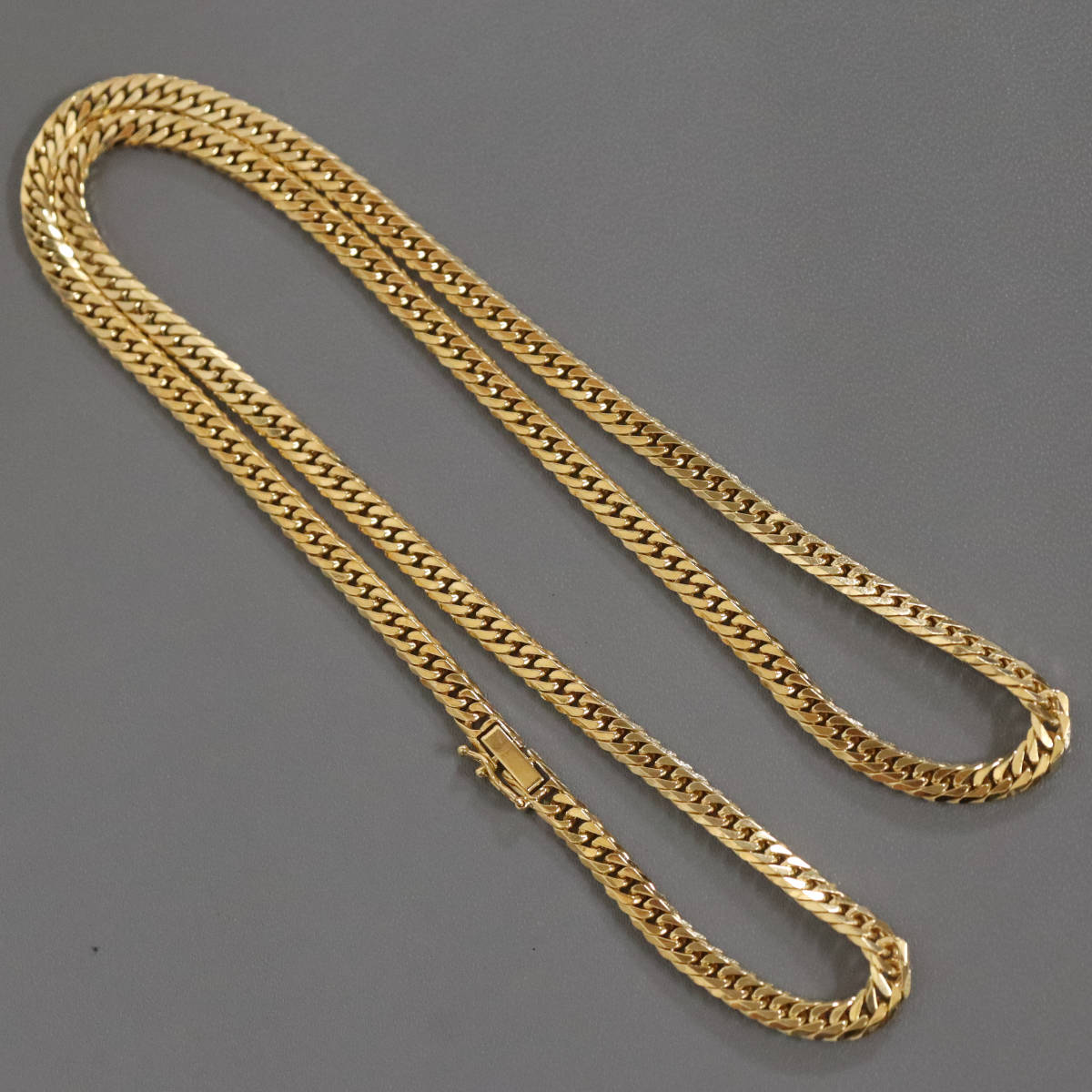 セイコージュエリー 750/K18喜平ネックレス 6面ダブル 60cm 35.9g