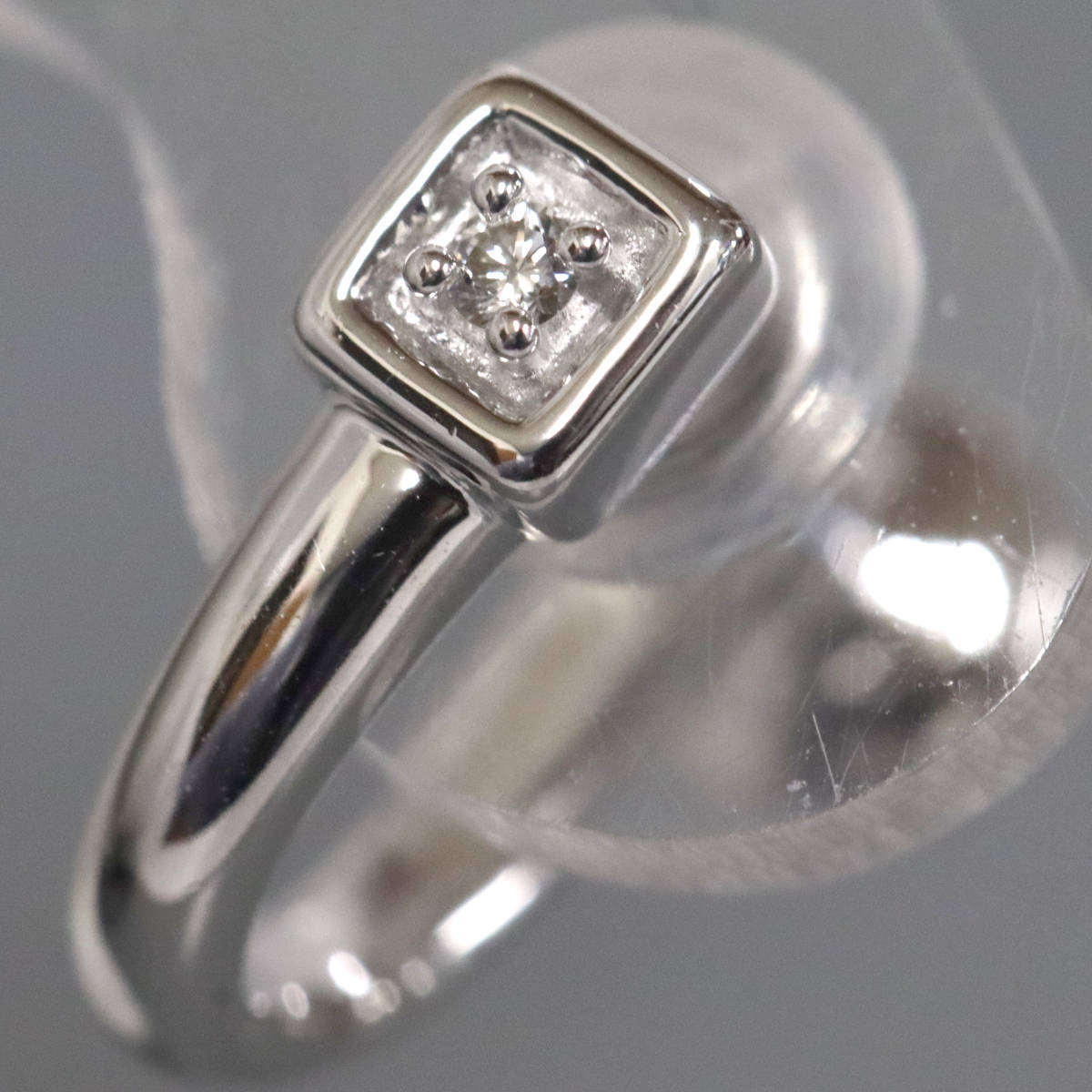 画像4: タサキ K18WGダイヤモンドイヤリング D0.01×2 3.0g (4)