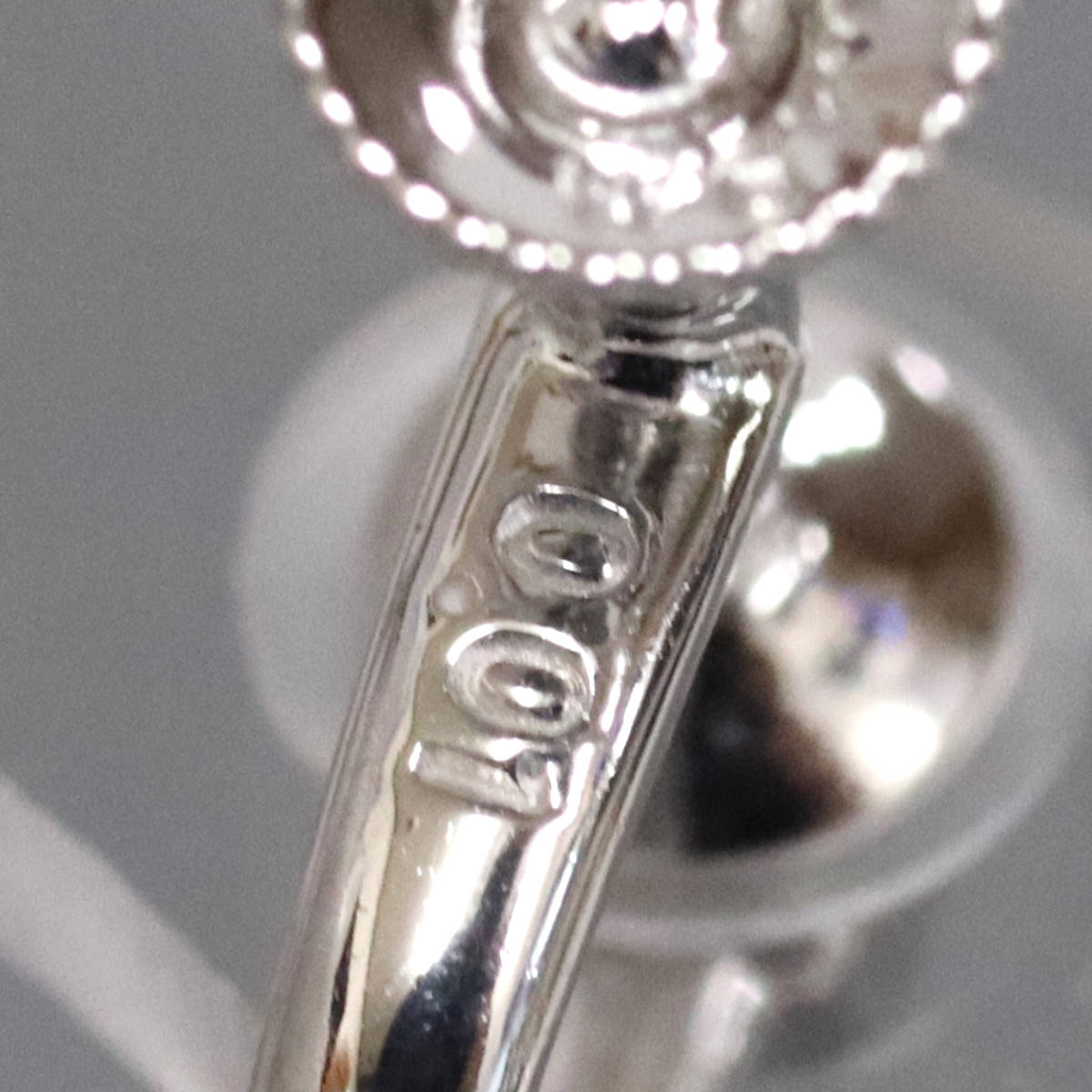 画像6: タサキ K18WGダイヤモンドイヤリング D0.01×2 3.0g (6)