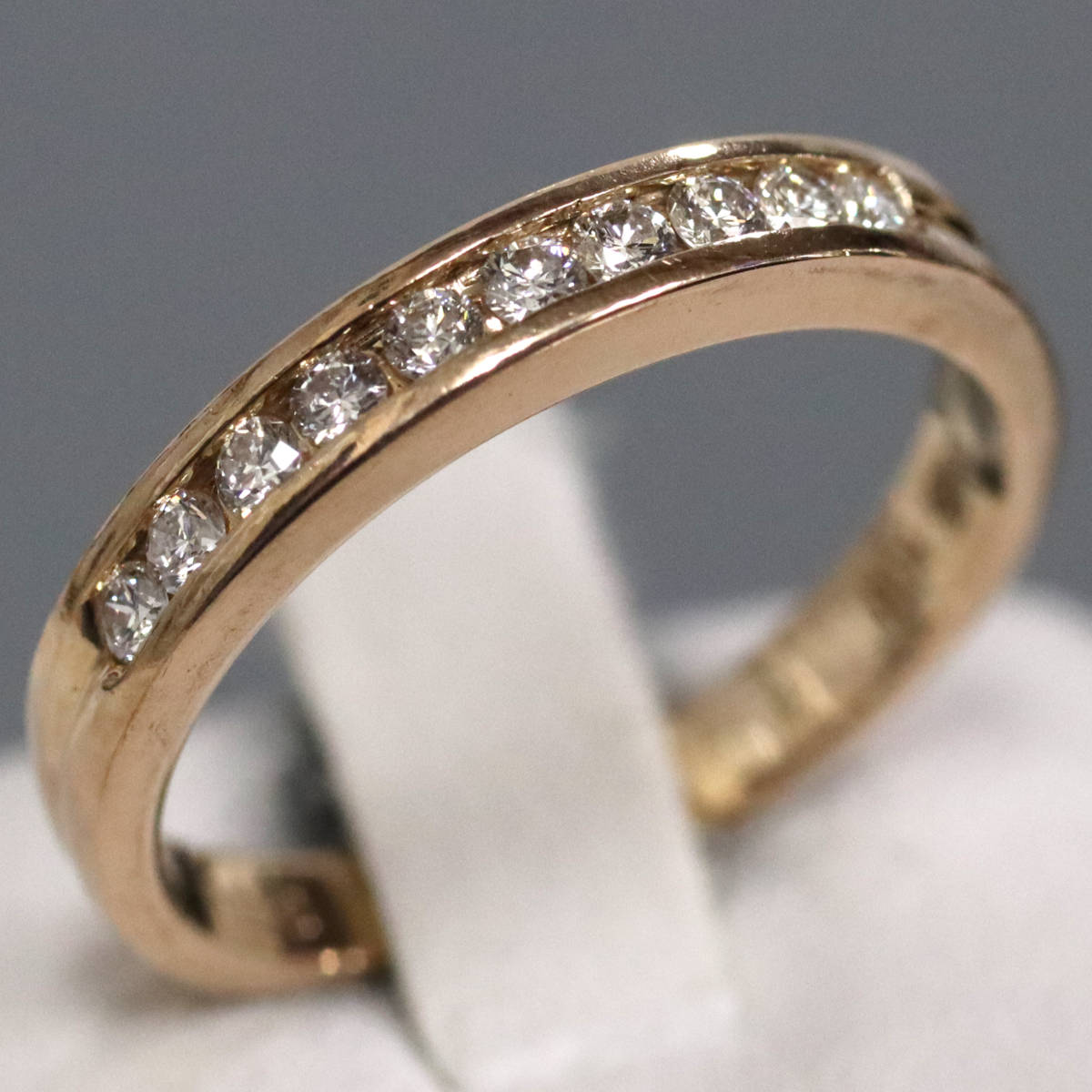 K18PGダイヤモンドリング D0.21 3.0g #12