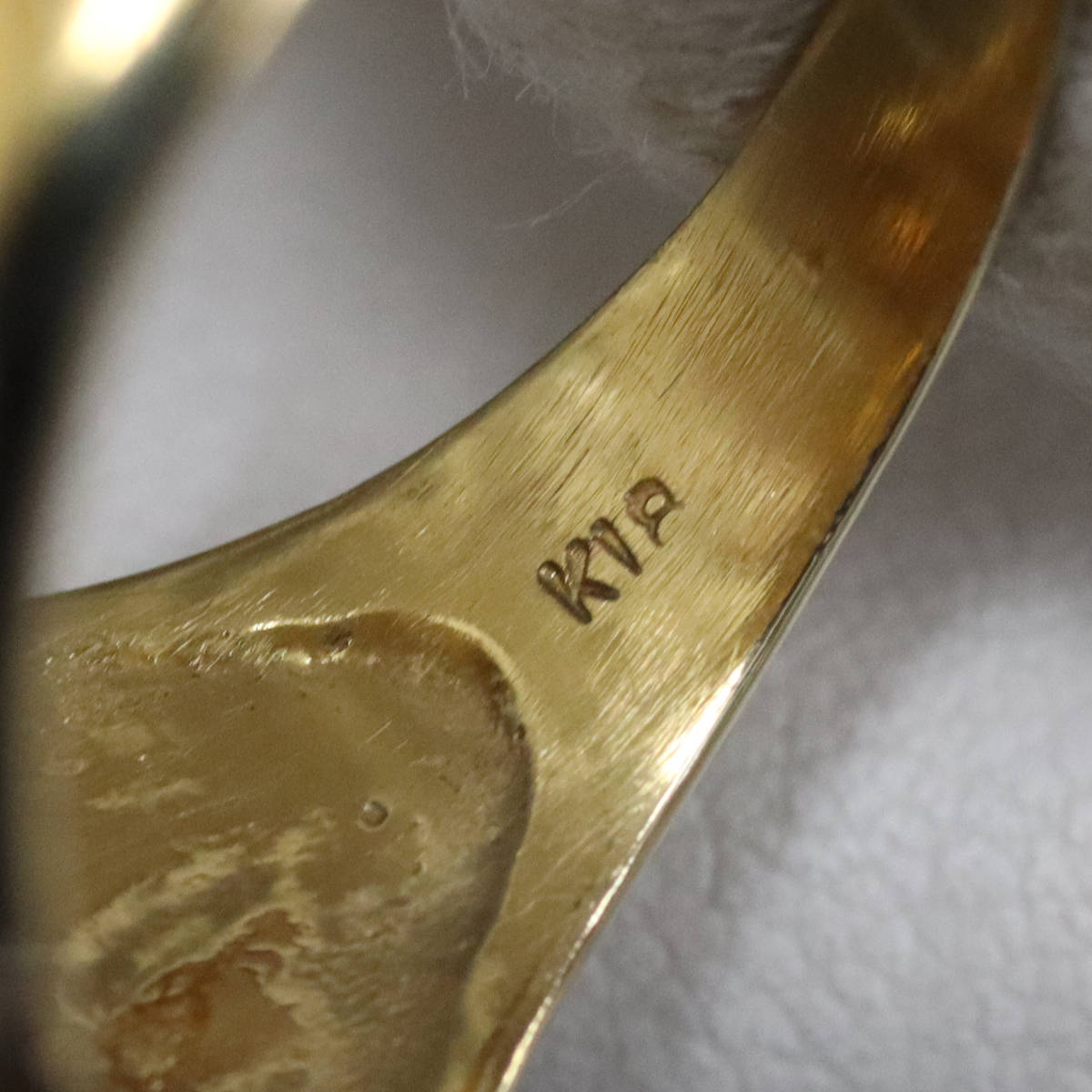 画像7: K18リング ファラオモチーフ 9.1g #19.5 (7)