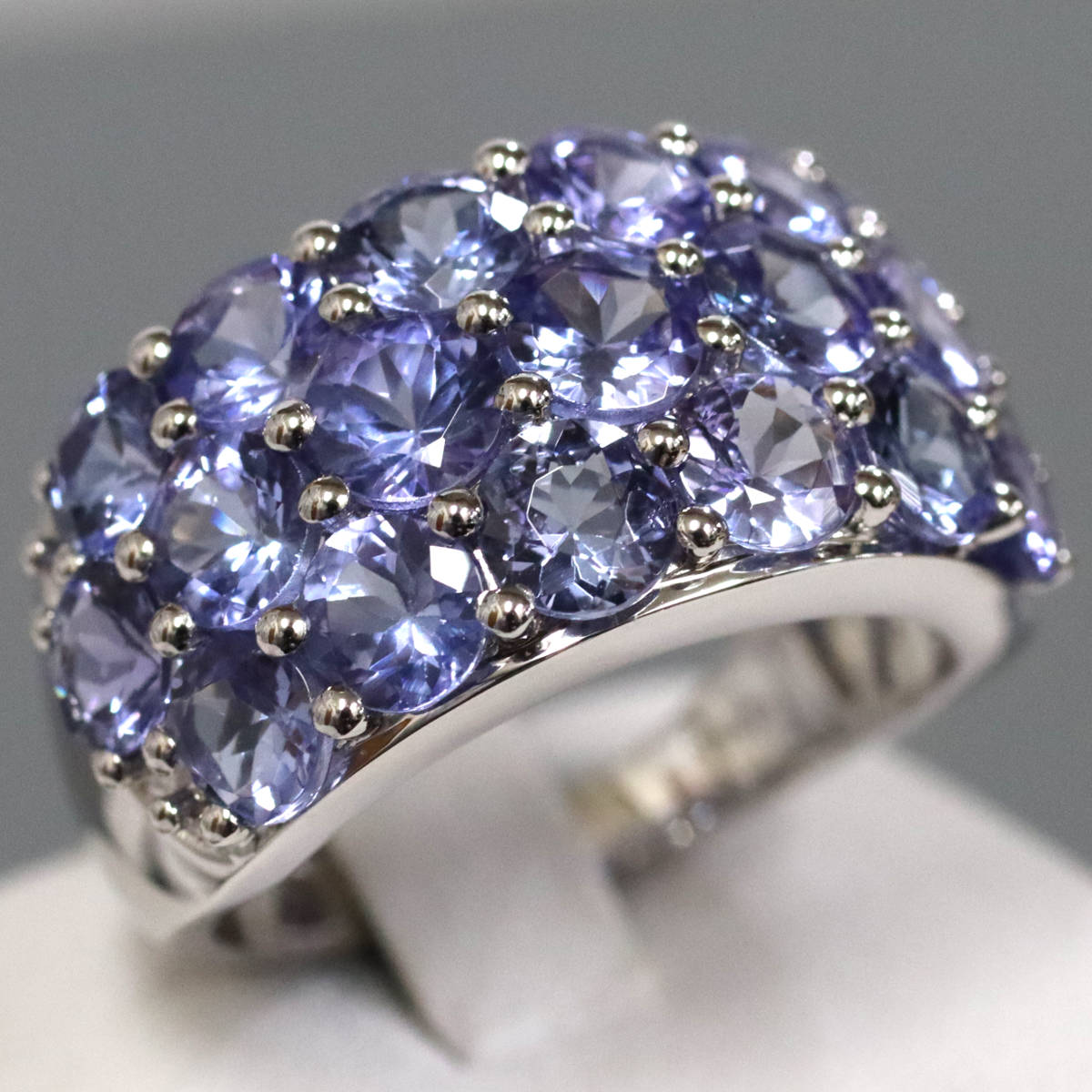 K18WGタンザナイトリング TZ6.30 9.3g #16