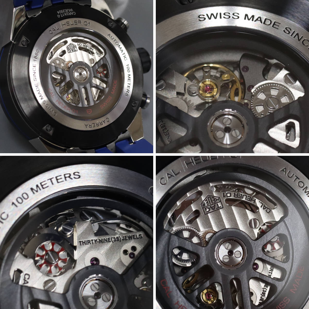 画像7: カレラ キャリバー ホイヤー01 ブルータッチ エディション(CAR2A1T.FT6052) (7)